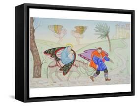 Flight into Egypt, 2005-Gillian Lawson-Framed Stretched Canvas