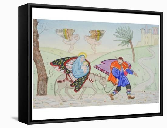 Flight into Egypt, 2005-Gillian Lawson-Framed Stretched Canvas