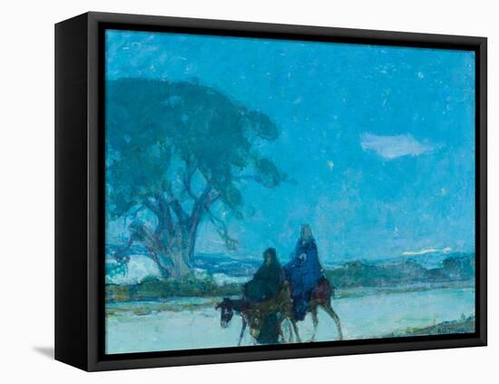 Flight into Egypt, C.1907-12 (Oil on Canvas)-Henry Ossawa Tanner-Framed Stretched Canvas