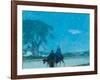 Flight into Egypt, C.1907-12 (Oil on Canvas)-Henry Ossawa Tanner-Framed Giclee Print