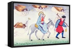 Flight into Egypt III-Gillian Lawson-Framed Stretched Canvas