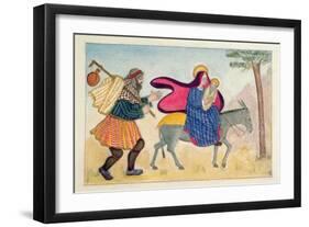 Flight into Egypt IV-Gillian Lawson-Framed Giclee Print