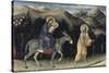 Flight into Egypt (Predella Detail from Adoration-Gentile Da Fabriano-Stretched Canvas