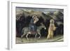 Flight into Egypt (Predella Detail from Adoration-Gentile Da Fabriano-Framed Giclee Print