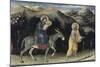 Flight into Egypt (Predella Detail from Adoration-Gentile Da Fabriano-Mounted Giclee Print