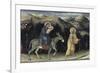 Flight into Egypt (Predella Detail from Adoration-Gentile Da Fabriano-Framed Giclee Print