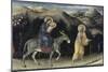 Flight into Egypt (Predella Detail from Adoration-Gentile Da Fabriano-Mounted Giclee Print