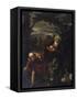 Flight into Egypt-Jacopo Robusti Tintoretto-Framed Stretched Canvas