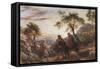 Flight Into Egypt-James Thomas Linnell-Framed Stretched Canvas