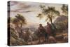 Flight Into Egypt-James Thomas Linnell-Stretched Canvas