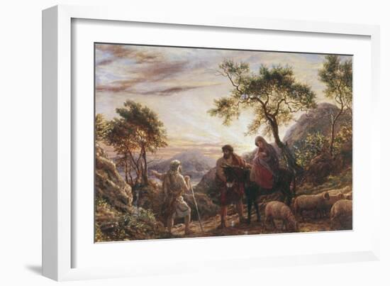 Flight Into Egypt-James Thomas Linnell-Framed Giclee Print