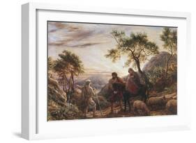 Flight Into Egypt-James Thomas Linnell-Framed Giclee Print