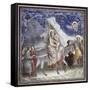 Flight into Egypt-Giotto di Bondone-Framed Stretched Canvas