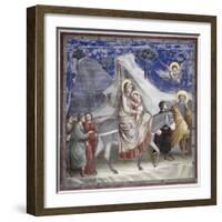 Flight into Egypt-Giotto di Bondone-Framed Giclee Print