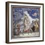 Flight into Egypt-Giotto di Bondone-Framed Giclee Print