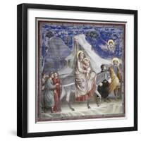 Flight into Egypt-Giotto di Bondone-Framed Giclee Print