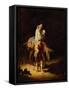 Flight into Egypt-Rembrandt van Rijn-Framed Stretched Canvas