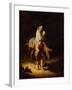 Flight into Egypt-Rembrandt van Rijn-Framed Giclee Print