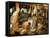 Flight Into Egypt-Pieter Aertsen-Framed Stretched Canvas