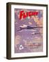 Flight' magazine cover - Handley Page Victors, 1957-Laurence Fish-Framed Giclee Print