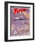 Flight' magazine cover - Handley Page Victors, 1957-Laurence Fish-Framed Giclee Print