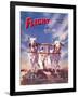 Flight' magazine cover - Viscount Aircraft of the Indian Air Force, 1950s-Laurence Fish-Framed Giclee Print