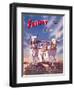 Flight' magazine cover - Viscount Aircraft of the Indian Air Force, 1950s-Laurence Fish-Framed Giclee Print