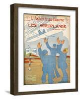 Flight - No More Borders-Juan Gris-Framed Art Print