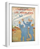 Flight - No More Borders-Juan Gris-Framed Art Print