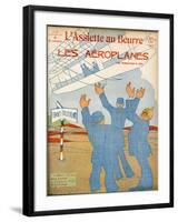 Flight - No More Borders-Juan Gris-Framed Art Print