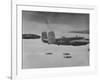 Flight of American B-25 Mitchell Bombers Enroute to a Bombing Mission over the Port of Madang-Myron Davis-Framed Photographic Print