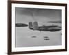 Flight of American B-25 Mitchell Bombers Enroute to a Bombing Mission over the Port of Madang-Myron Davis-Framed Photographic Print