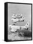 Flight of F-86 Sabrejets Guard the Philippines-null-Framed Stretched Canvas