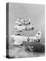 Flight of F-86 Sabrejets Guard the Philippines-null-Stretched Canvas