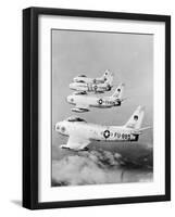 Flight of F-86 Sabrejets Guard the Philippines-null-Framed Photographic Print