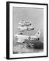 Flight of F-86 Sabrejets Guard the Philippines-null-Framed Photographic Print