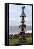 Flight of Fancy by the Sea Near Elie, East Coast, Fife, Scotland, United Kingdom, Europe-James Emmerson-Framed Stretched Canvas