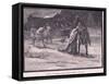 Flight of Matilda from Oxford Castle Ad 1142-Charles Ricketts-Framed Stretched Canvas