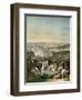 Flight of Napoleon I (1769-1821) Battle of Waterloo, 18th June 1815, 1816-Johann Lorenz Rugendas-Framed Giclee Print