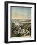 Flight of Napoleon I (1769-1821) Battle of Waterloo, 18th June 1815, 1816-Johann Lorenz Rugendas-Framed Giclee Print