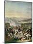 Flight of Napoleon I (1769-1821) Battle of Waterloo, 18th June 1815, 1816-Johann Lorenz Rugendas-Mounted Giclee Print