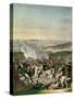 Flight of Napoleon I (1769-1821) Battle of Waterloo, 18th June 1815, 1816-Johann Lorenz Rugendas-Stretched Canvas