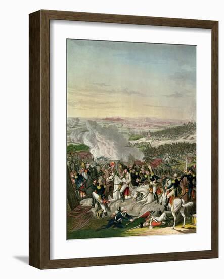 Flight of Napoleon I (1769-1821) Battle of Waterloo, 18th June 1815, 1816-Johann Lorenz Rugendas-Framed Giclee Print