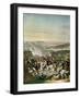 Flight of Napoleon I (1769-1821) Battle of Waterloo, 18th June 1815, 1816-Johann Lorenz Rugendas-Framed Giclee Print