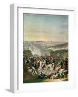 Flight of Napoleon I (1769-1821) Battle of Waterloo, 18th June 1815, 1816-Johann Lorenz Rugendas-Framed Giclee Print