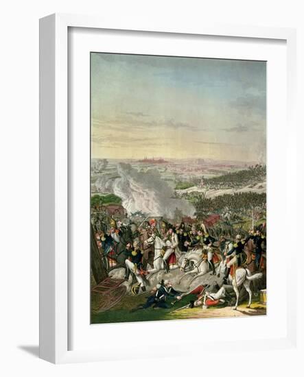 Flight of Napoleon I (1769-1821) Battle of Waterloo, 18th June 1815, 1816-Johann Lorenz Rugendas-Framed Giclee Print