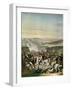 Flight of Napoleon I (1769-1821) Battle of Waterloo, 18th June 1815, 1816-Johann Lorenz Rugendas-Framed Giclee Print