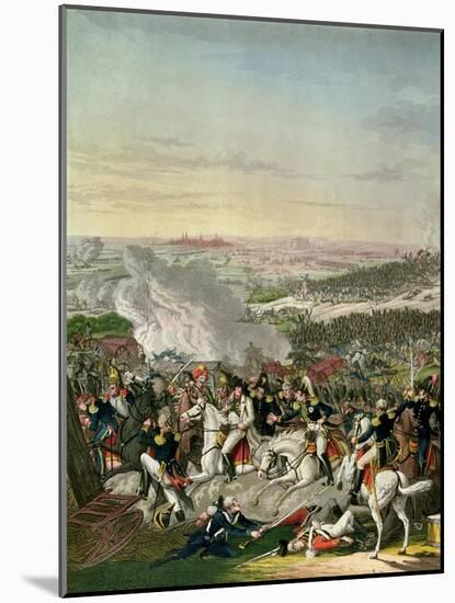 Flight of Napoleon I (1769-1821) Battle of Waterloo, 18th June 1815, 1816-Johann Lorenz Rugendas-Mounted Giclee Print