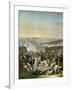 Flight of Napoleon I (1769-1821) Battle of Waterloo, 18th June 1815, 1816-Johann Lorenz Rugendas-Framed Giclee Print