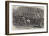 Flight of President Jefferson Davis and His Ministers over the Georgia Ridge-null-Framed Giclee Print